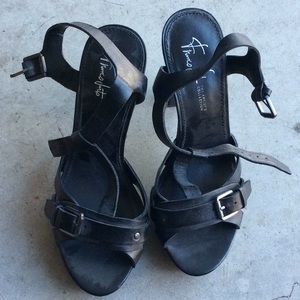 Preowned Franco Sarto High Heels Woman Shoes